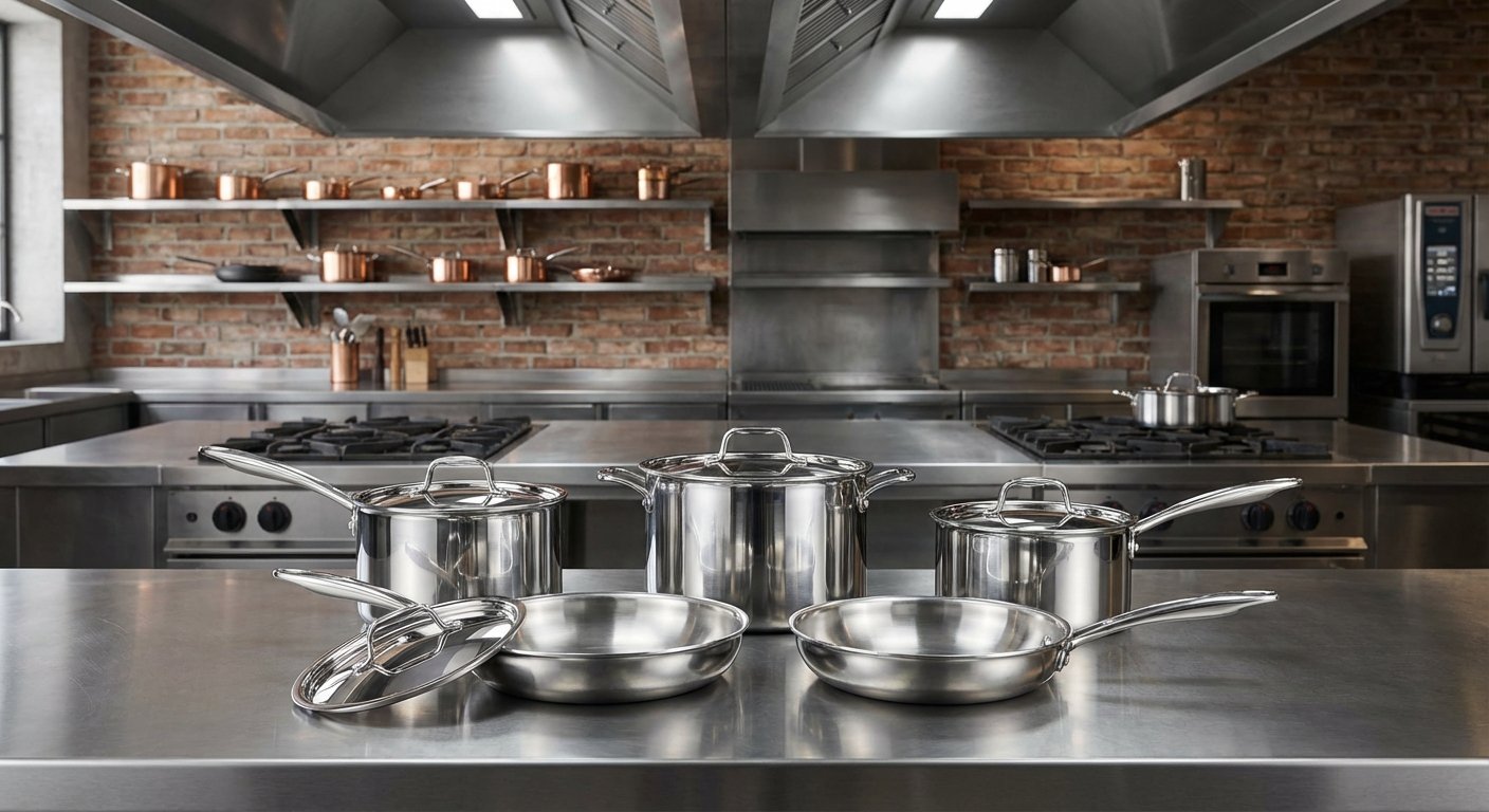 Pentole in acciaio inox Fissler professionali